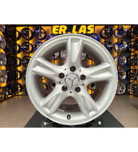 4 Adet MERCEDES ORIJINAL 8*16 5*112 ET32 66.6 SILVER JANT REVİZE EDİLMİŞ (Takım)