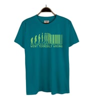 Bant Giyim - Barcode Mavi Erkek T-shirt Tişört