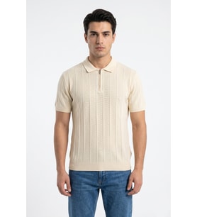 Erkek Spor Polo Yaka Triko Tişört BGL-ST05373