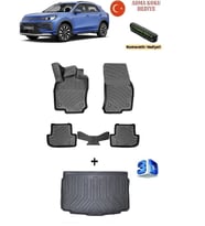 Volkswagen T-Roc 2017-2025 Yılları Arası Uyumlu 3D Havuzlu Paspas ve ALT Bagaj Havuzu Seti ASMA KOKU VE NUMARATÖR HEDİYELİ
