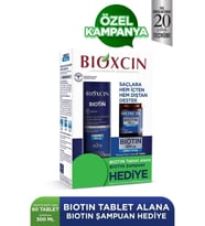 Bioxcin Biotin Tablet 5000 Mg Biotin Şampuan 300ml Hediye