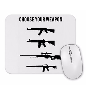Cs Go Counter Strike  Choose Your Weapon Mouse Pad