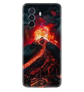Huawei Nova Y70 Y90 Nova 9 SE  Kılıf Desemli Silikon Yanardağ 1611