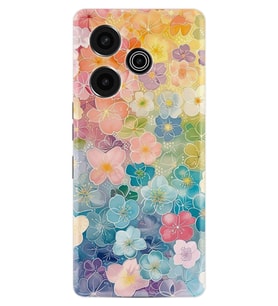 Pova 6 Pro (LI9) Kılıf Boutique Baskılı Resimli Şahane Çiçekler Pcode -063