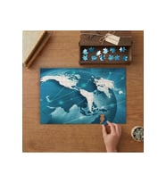 Dünya - Teknoloji - Ağ Tasarımı 240 parça Ahşap Puzzle Ahşap Kutuda MP03784