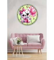 bilge Tasarım Çocuk Odası Duvar Saati 30 x 30 CM (Karışık)