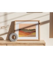 Ahşap Çerçeveli Poster Çerçeve Tekli Tablo Modern Çerçeve Dekorasyon Ev Dekoru ÖZC-361 (Natural)