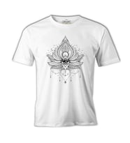 Eye of the Flower Beyaz Erkek Tshirt
