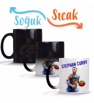 Stephen Curry Sihirli Kupa Bardak Porselen
