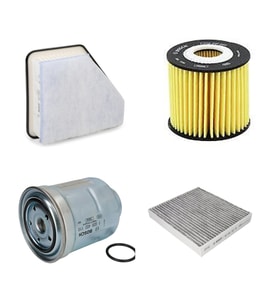 Bosch Filtre Bakım Seti Toyota Auris 1.4 D 4D Dizel 2009-2012 Hava + Yağ F + Yakıt F. + Polen Bosch