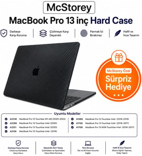 MacBook Pro 13 Karbon Fiber Desenli Kılıf A1706 A1708 A1989 A2159 A2251 A2289 A2338 M1 M2 Uyumlu İnce Hafif Sert Kılıf Koruyucu Kapak Siyah