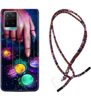 Vivo Y11S Y21S Y20 Y20S Y70 Kılıf Boyun Asklı Rasta Silikon Finger planet 1740