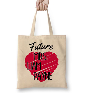 One Direction Future Mrs Liam Payne Love Heart Bez Çanta Uzun Saplı