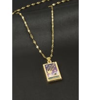 Yıldız Çelik Tarot Kolye