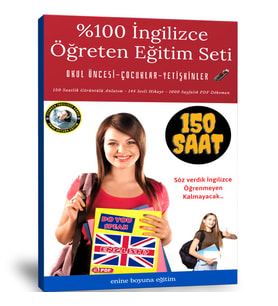 %100 İngilizce Öğreten Eğitim Seti (150 Saatlik Anlatım)