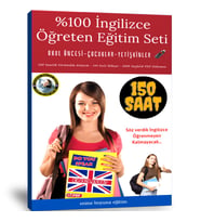 %100 İngilizce Öğreten Eğitim Seti (150 Saatlik Anlatım)