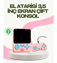 666 Oyunlu Retro Game Console - Tv Ve Çift Gamepad Desteği
