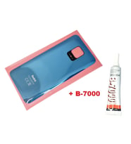 Tkgz Xiaomi Redmi NOTE 9S NOTE 9 PRO Arka Kapak Batarya Kapağı (CAM+B-7000) GRİ