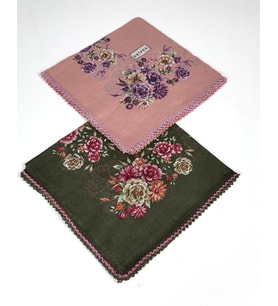 Eripek 2'li Paket Oyalı Pamuk Yazma 6594