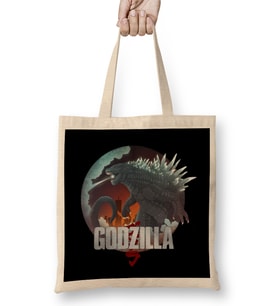 Godzilla King Of The Monsters 07 Bez Çanta Uzun Saplı