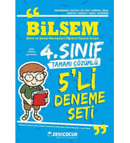 4. Sınıf Bilsem 5 li Deneme Seti Zeki Çocuk Yayınları