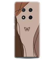 Honor Magic 7 Lite Kılıf Boutique Baskılı Resimli Kahve Kelebek Pcode -038