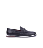 Shoetyle - Hakiki Deri Siyah Renk Erkek Loafer - 900-5219