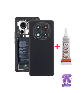 Redmi Note 14 Pro 4G Arka Kapak Pil Batarya Kapağı Kamera Lensli 24116RACCG Uyumlu + B700