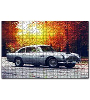 Cakapuzzle  Aston Martin Klasik Otomobil 120 Parça Puzzle Yapboz MDF (Ahşap)