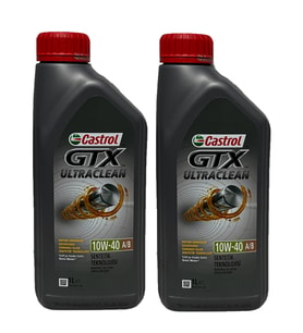 Castrol GTX Ultraclean 10W-40 A/B Motor Yağı 1 Litre 2 Adet (Acı Kahve)