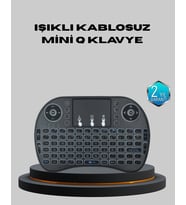 Mey İthalat® Aydınlatmalı Touchpad’Li Q Klavye – Türkçe Karakterli, Usb Bağlantılı, Numerik Tuş Tak