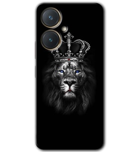 Vivo Y27 Kılıf HD Desen Baskılı Kılıf - King Lion