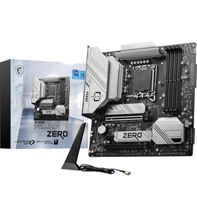 MSI B760M PROJECT ZERO WIFI-6E DDR5 HDMI-DP PCIE 4.0 1700P MATX