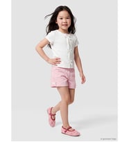 LCW Kids Pembe Kız Çocuk Gabardin Şort