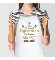 Kişiye Özel Öğretmen Annelere Özel Mutfak Önlüğü