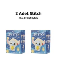 Lisanslı 2 Adet Stitch Peluş Askılı Anahtarlık İthal Orjinal Kutulu Sürpriz Model Blind Box Stiç