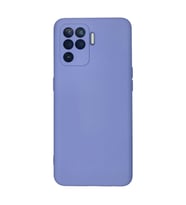 Oppo Reno 5 Lite Kılıf Nano İçi Kadife Silikon - Lila