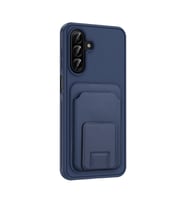 Galaxy A17 Kılıf Kartlıklı TPU Bikart Kılıf (Lacivert)