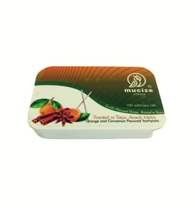 mucize Portakal-Tarçın Aromalı Kürdan Metal kutu