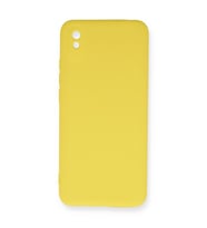 Xiaomi Redmi 9a Kılıf Nano İçi Kadife Silikon - Sarı