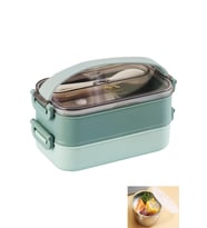 Bento Lunch Box Ofis-okul Için Yeni Nesil Sefer Tası -çorba Kaseli Model-paslanmaz Çelik
