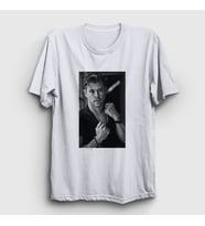 Presmono Unisex Beyaz Grayscale Chris Hemsworth T-Shirt 358633tt (Beyaz)