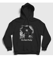 Presmono Unisex Siyah Perky Wednesday Addams Family Addams Ailesi Kapüşonlu Sweatshirt 365877tt