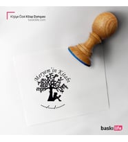 Kişiye Özel Kitap Damgası Kitap Mührü Kaşe Kitap Mühür Özel Damga 315