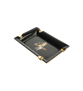 Firebird Cigar Lady Siyah-Gold Dörtlü Porselen Puro Küllüğü - TRM3022