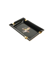Firebird Cigar Lady Siyah-Gold Dörtlü Porselen Puro Küllüğü - TRM3022