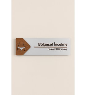 Lucena Bölgesel İncelme Ofis Oda Kapı İsimliği Yönlendirme Tabelası Levhası Kişiselleştirilebilir