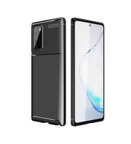 Samsung Galaxy Note 20 Kılıf Karbon Silikon Case (Siyah)