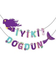 Deniz Kızı İyi Ki Doğdun 3D Banner-