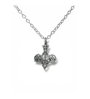 Rebel Emblems – Ölümcül Aletler & Açlık Oyunları Temalı Unisex Kolye (60 cm Zincirli) (Gümüş)